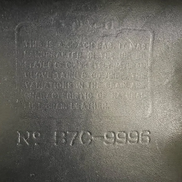 Vintage COACH Black Leather Shoulder Bag Style 9996 – Classic Legacy Collection - Picture 5 of 12